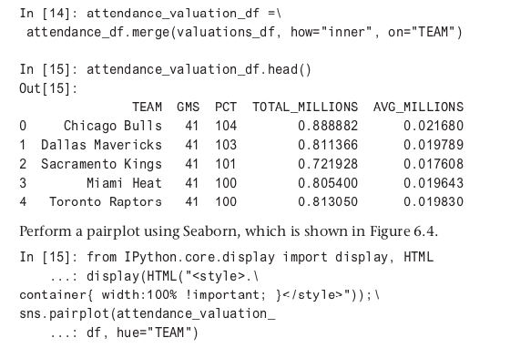 Merging attendance data with valuation data