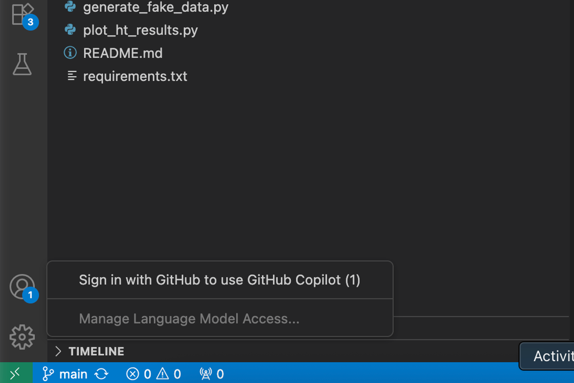 Sign in with Copilot