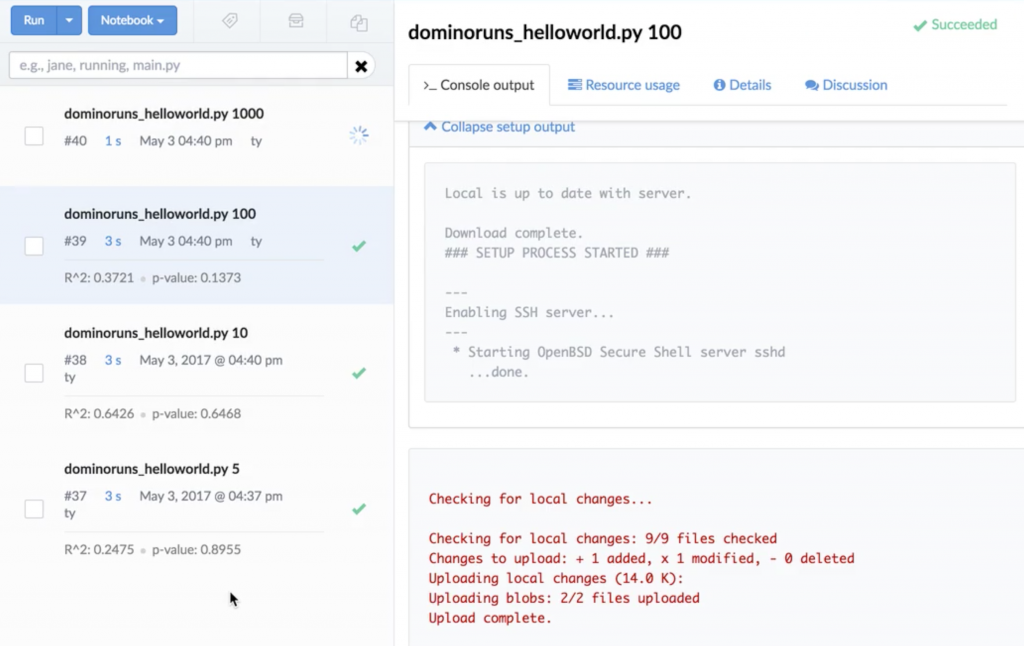 Multiple Runs in Parallel