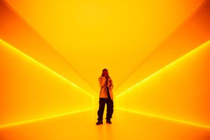 Concert stage with lights