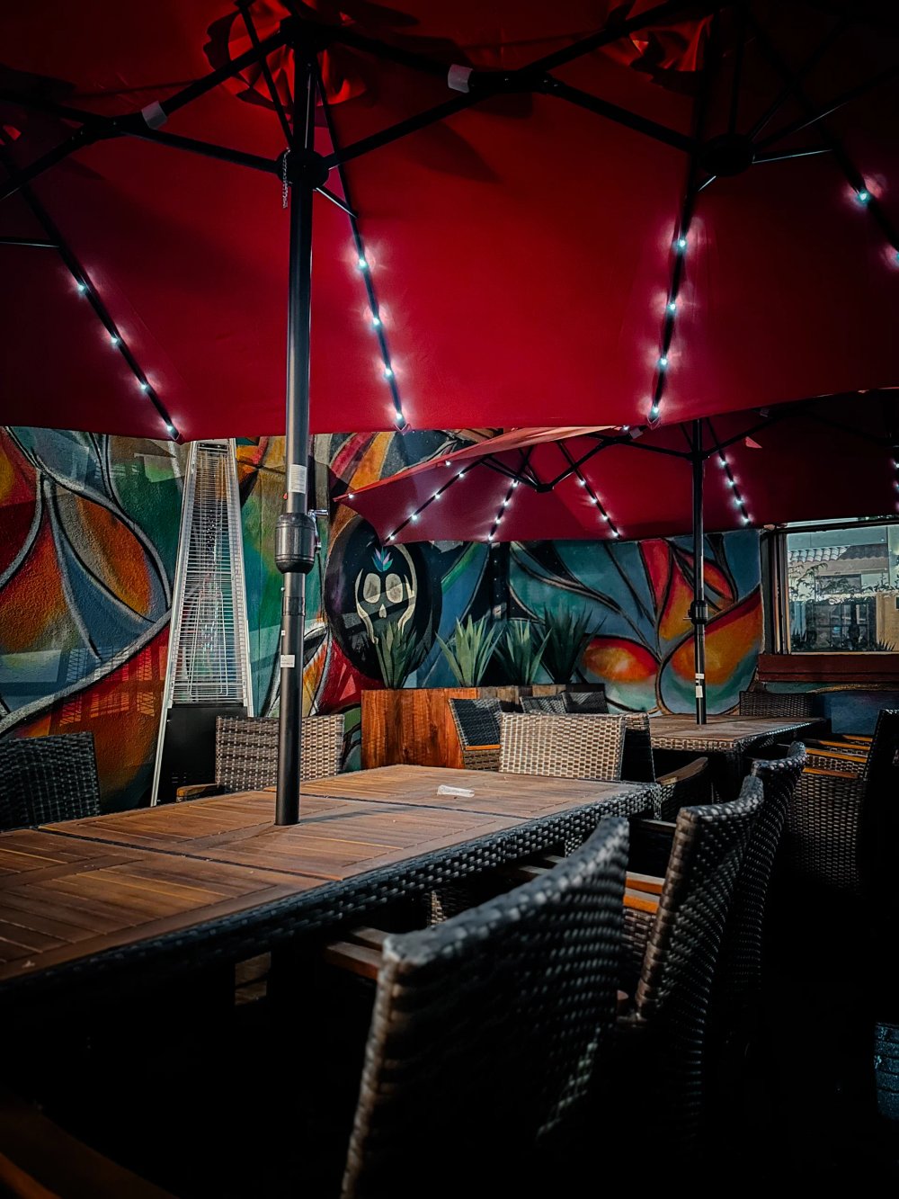 TKLA patio for outdoor events