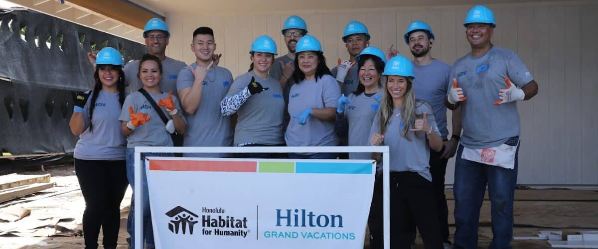 Hilton Grand Vacations rings in the new year with Honolulu Habitat