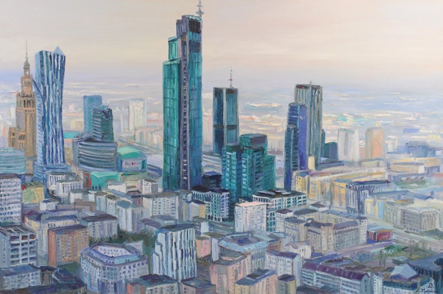 Warszawa, z Warsaw Unit 100x150cm 2023