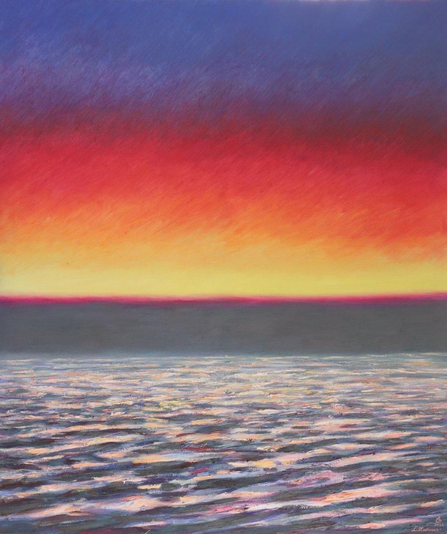 VII Zachód 130x110cm 2022