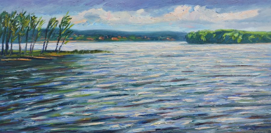 Jezioro Pluszne, 70x140cm, 2026