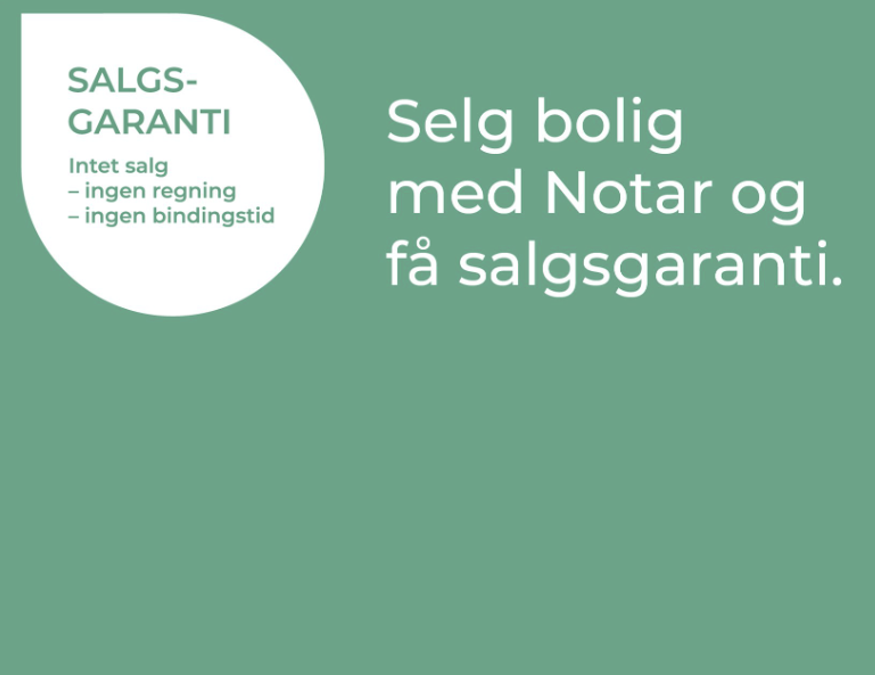 Notar salgsgaranti kampanje