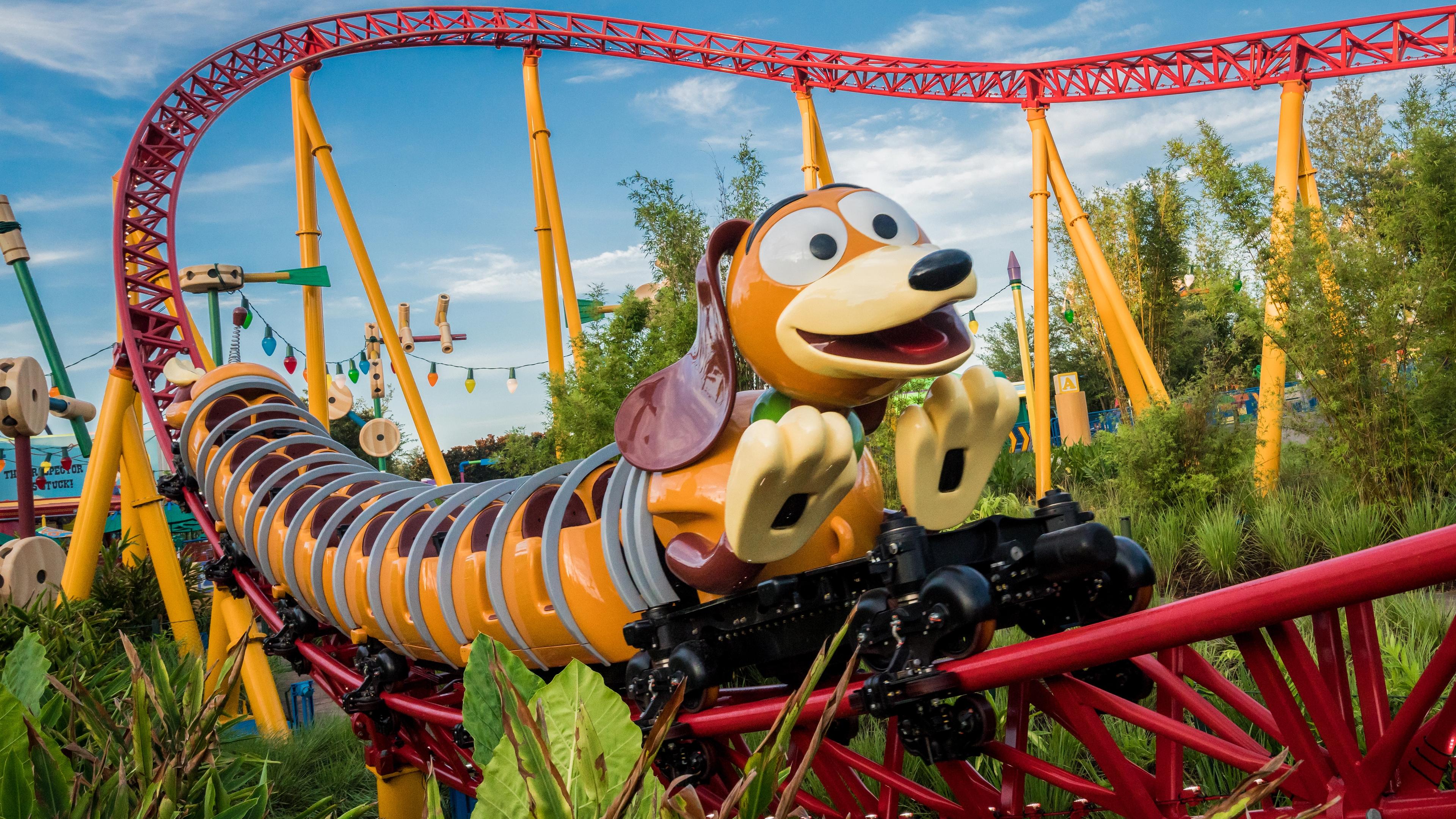 Slinky Dog Dash coaster at Disney's Hollywood Studios