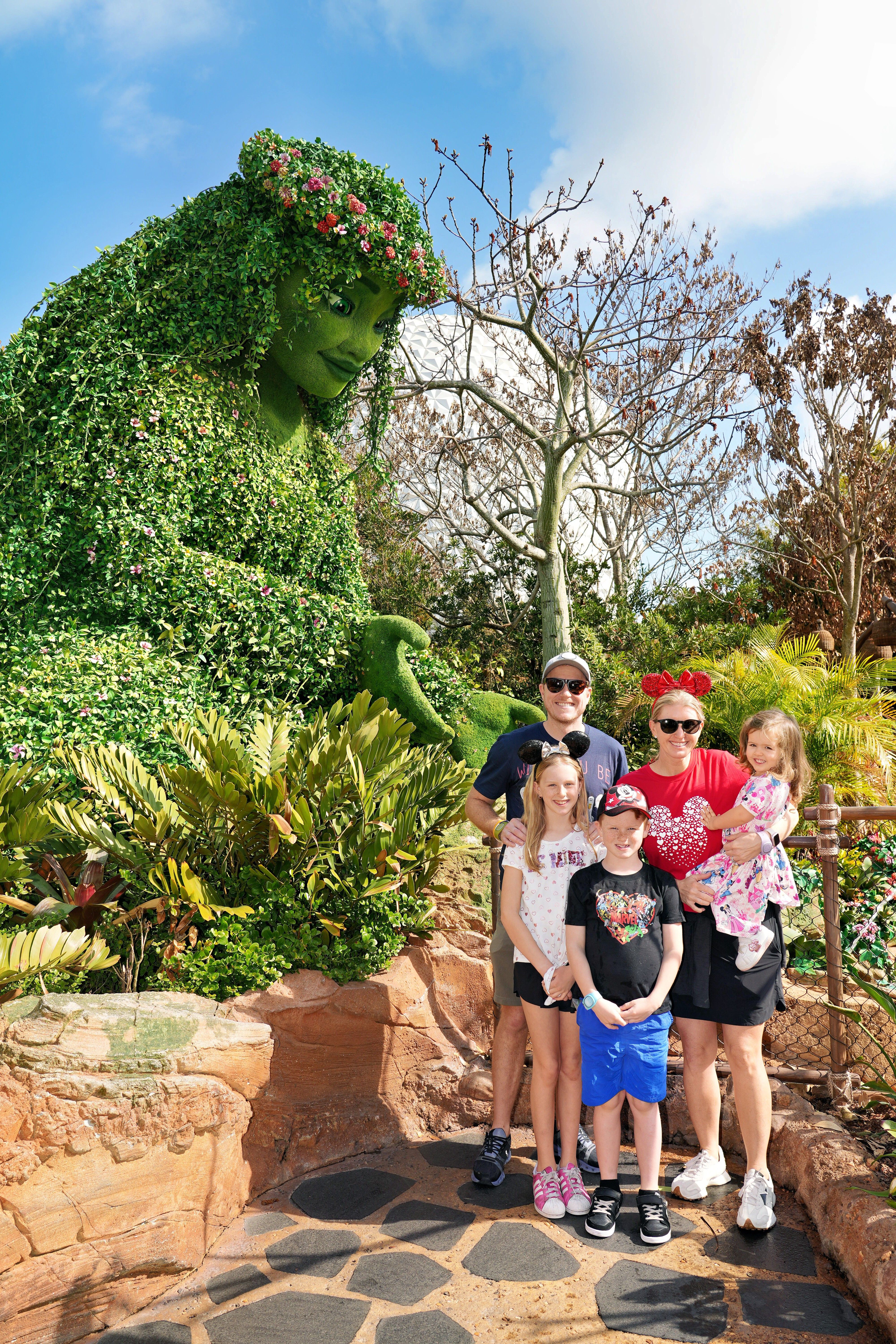 Danielle Kirchner family photo at Moana Journey of Water
