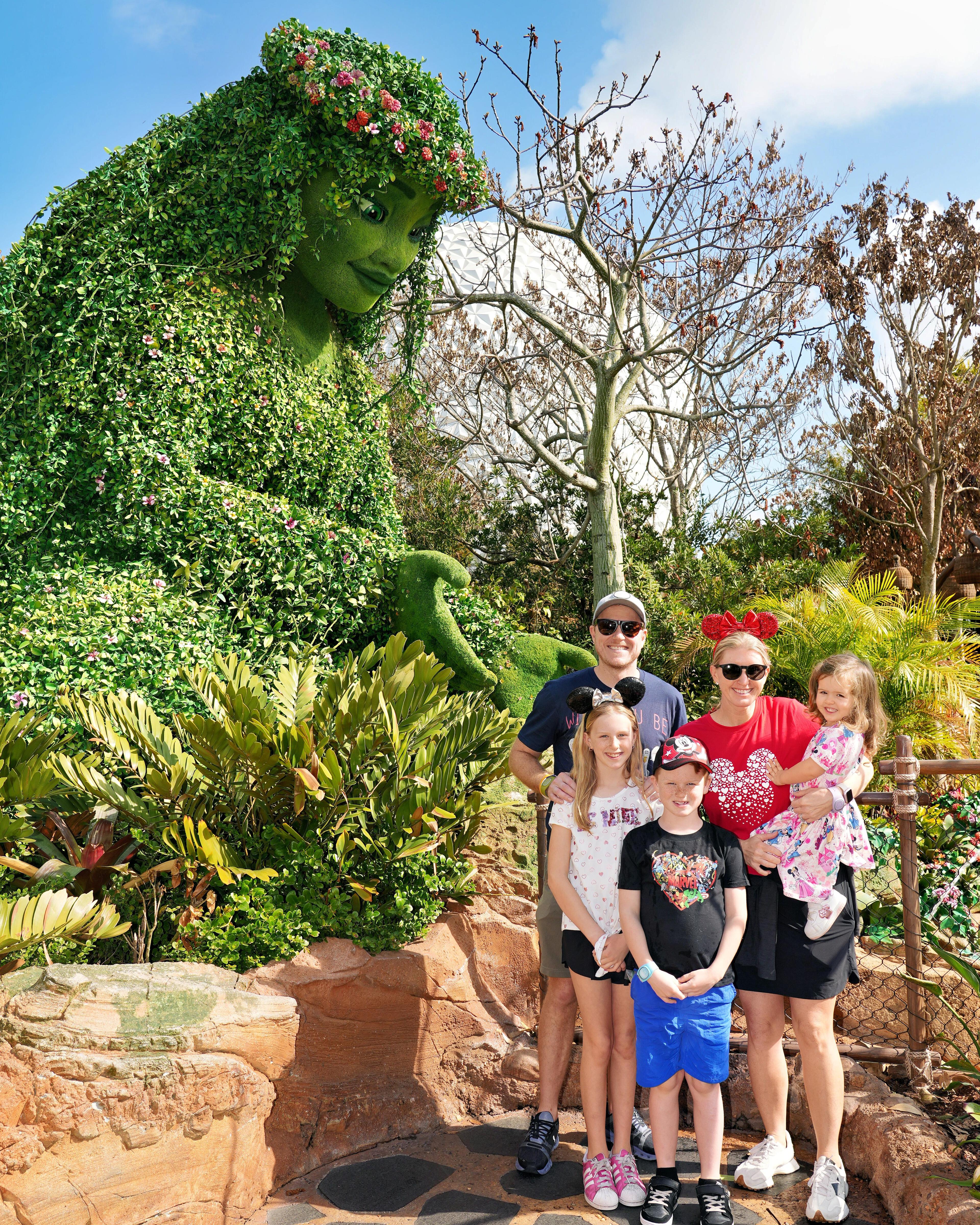 Danielle Kirchner family photo at Moana Journey of Water