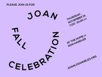 JOAN Fall Celebration