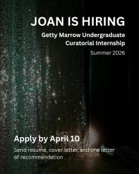 Hiring: Getty Marrow Curatorial Intern