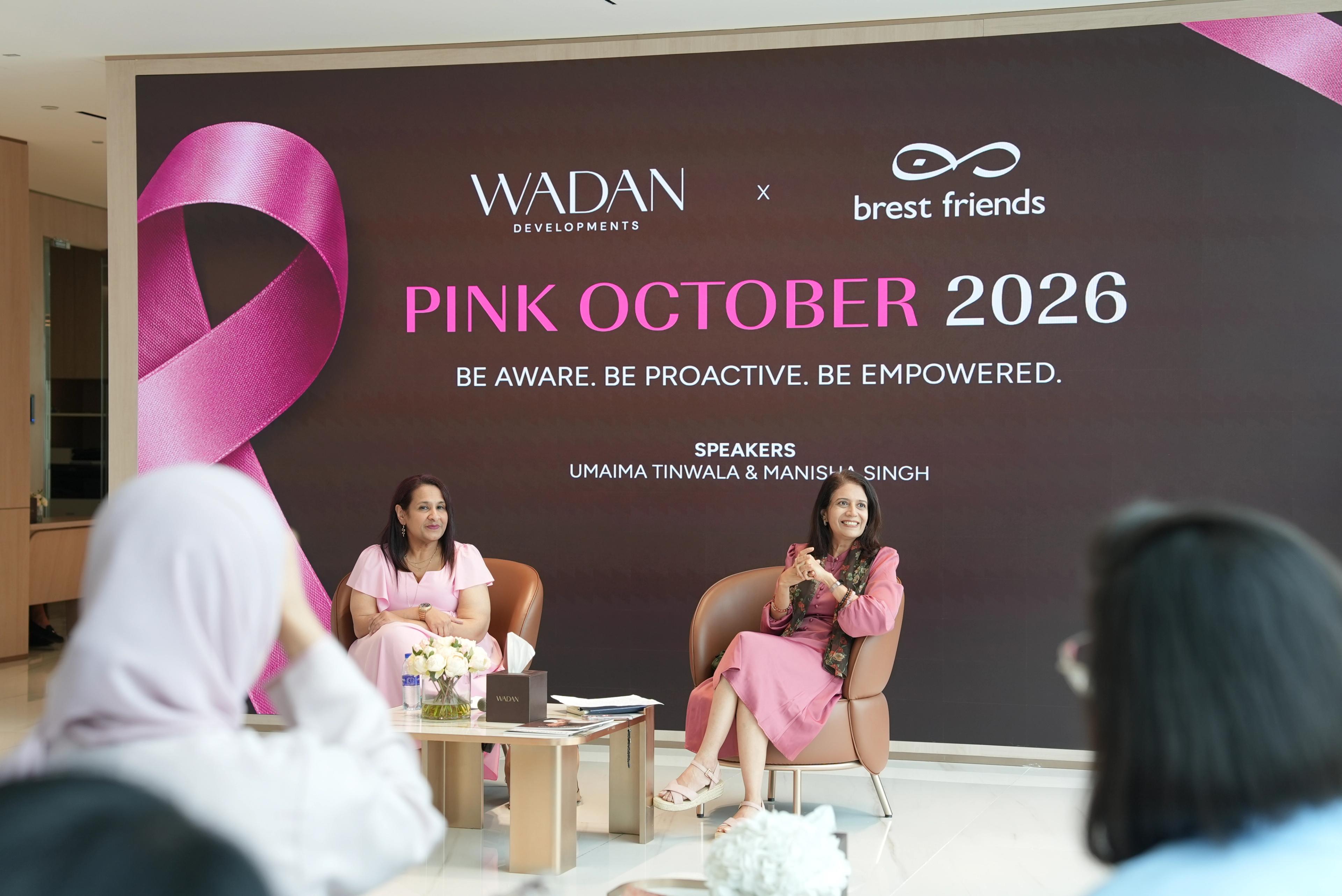 Manisha Singh and Umaima Tinwala in conversation at the Pink October 2026 breast cancer awareness talk
