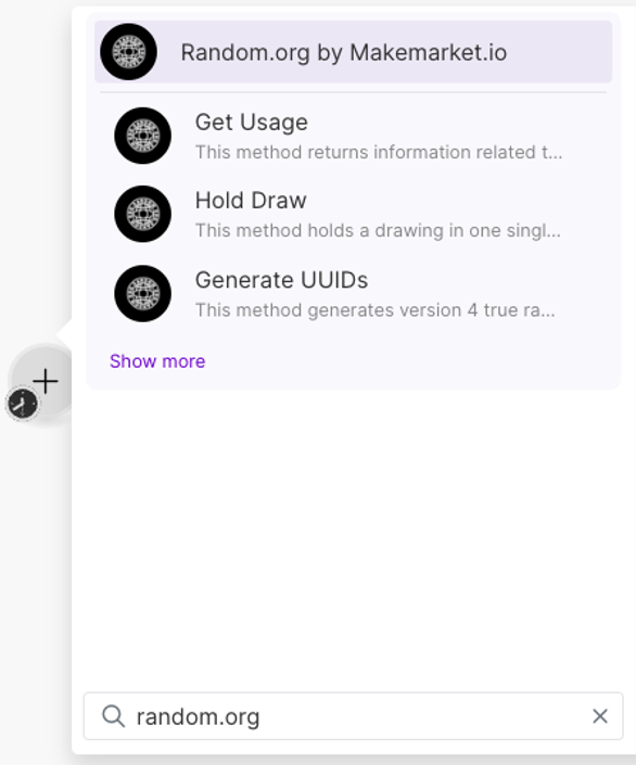 Random.org screenshot 1
