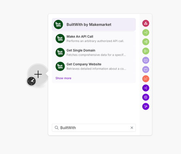 BuiltWith screenshot 1