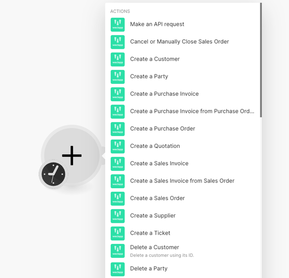 weclapp screenshot 2