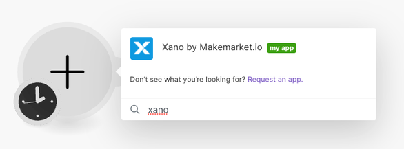 Xano screenshot 1