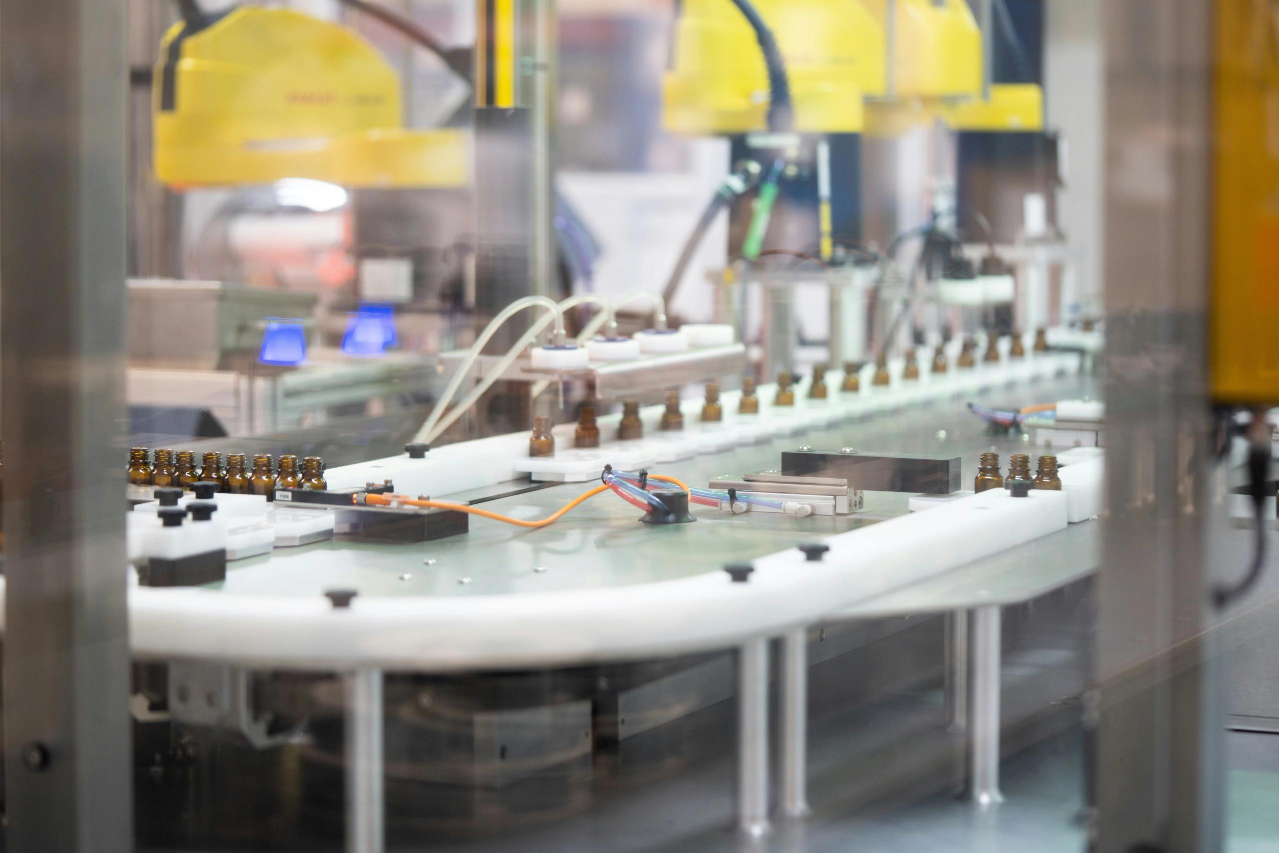 A researcher at the bench