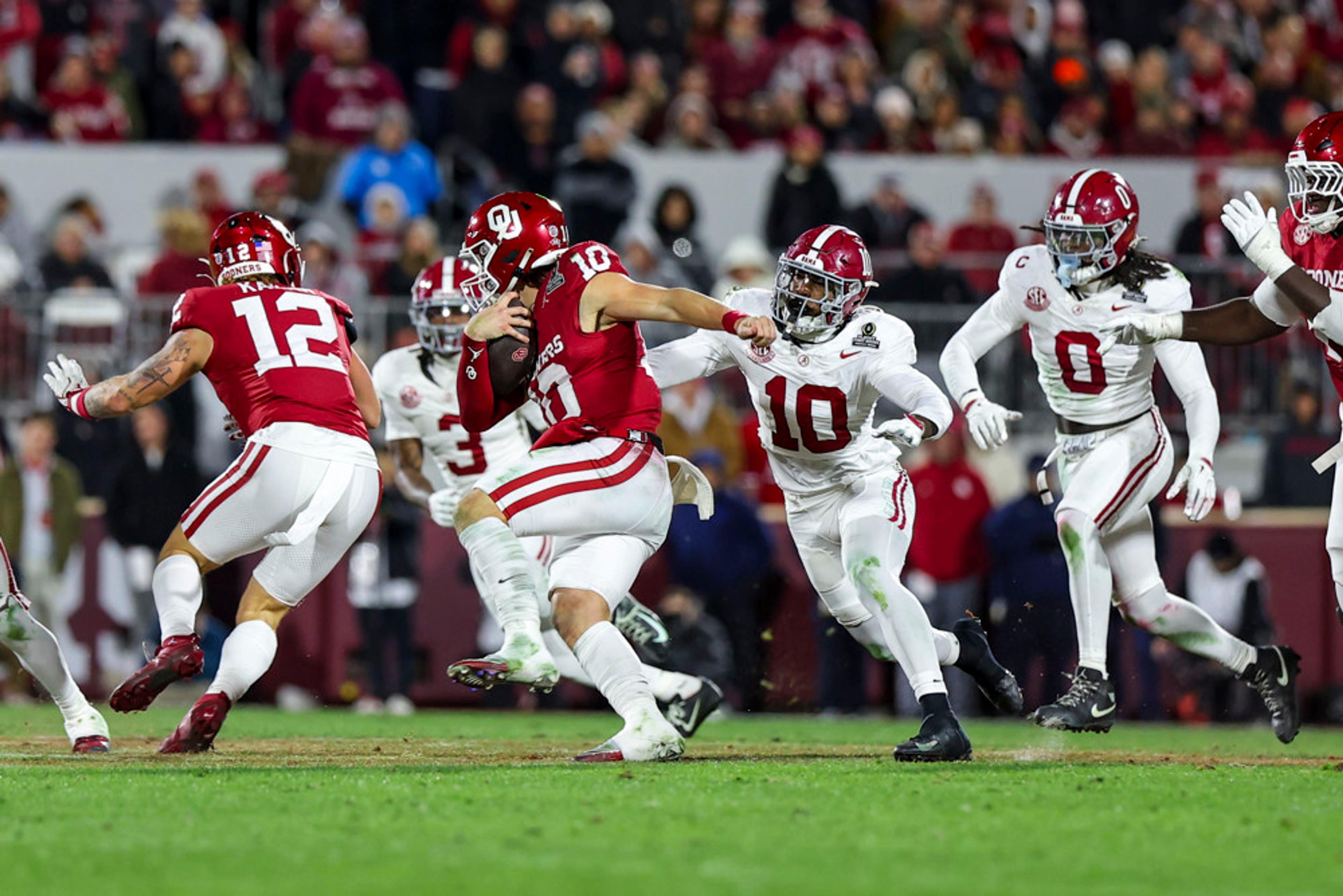 Oklahoma at No. 14: John Mateer's ceiling, the tight end fix, and the run game that decides the season