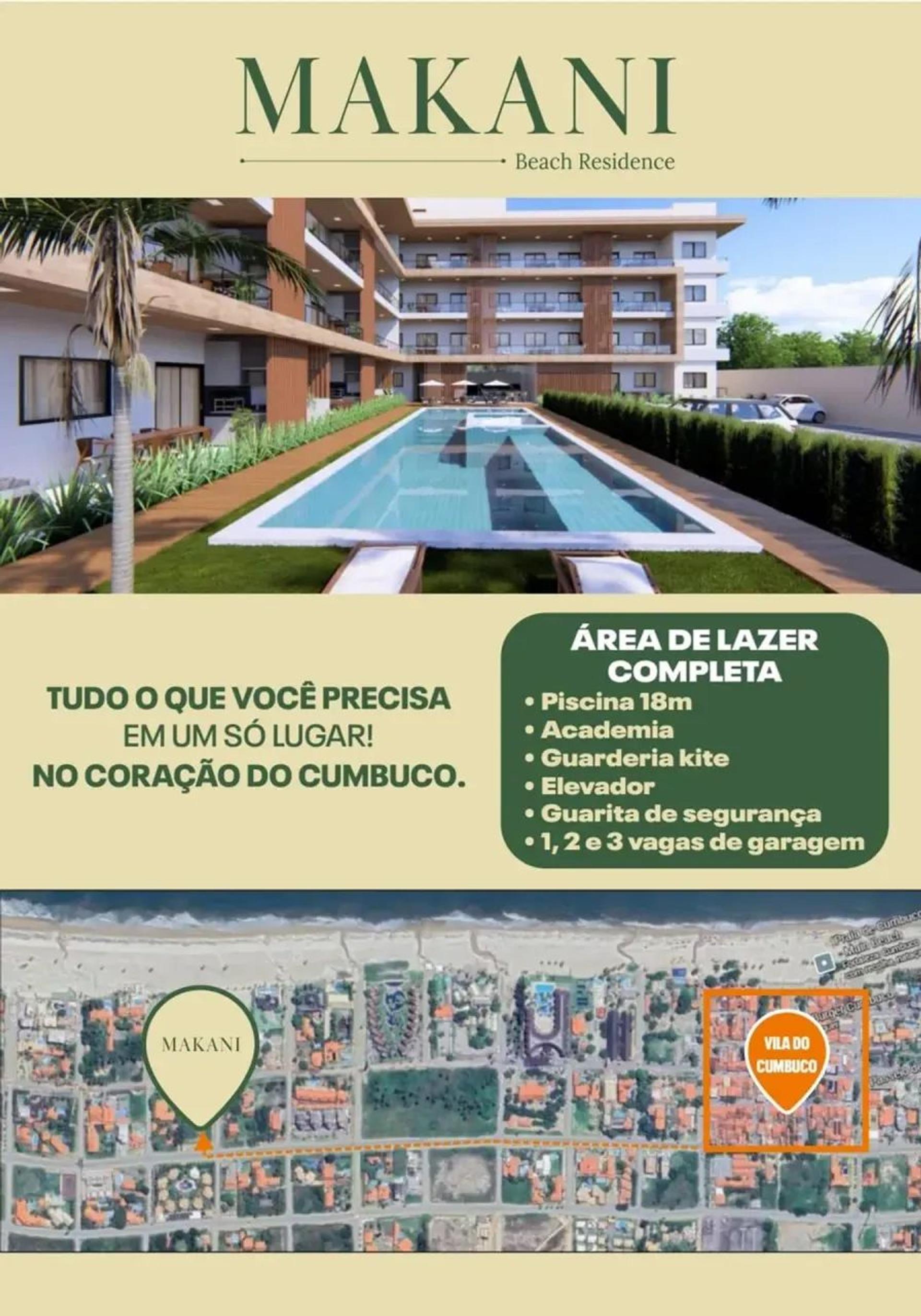 Vende-Se Apartamento No Cumbuco No Makani Beach Residence