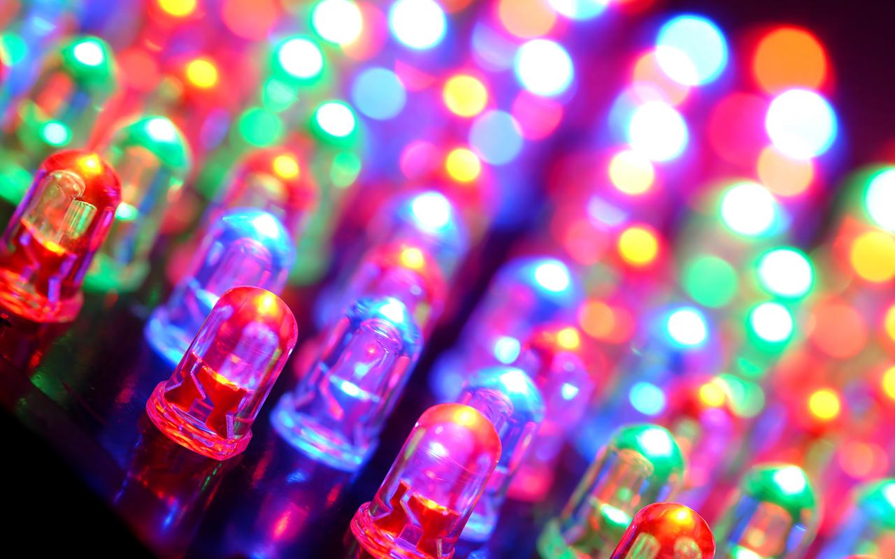 Coloured LEDs