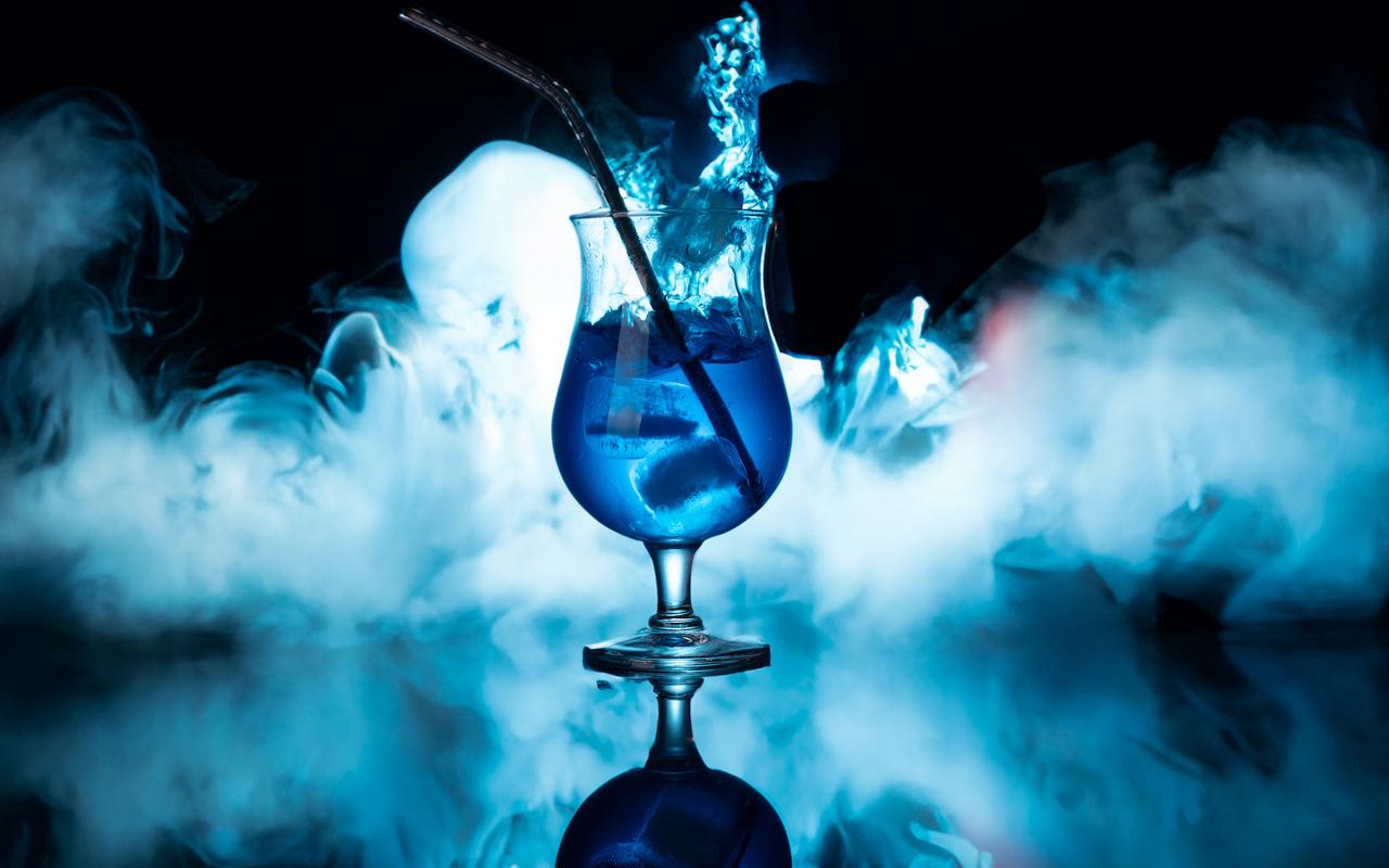 ED Lighting with a cocktail glass