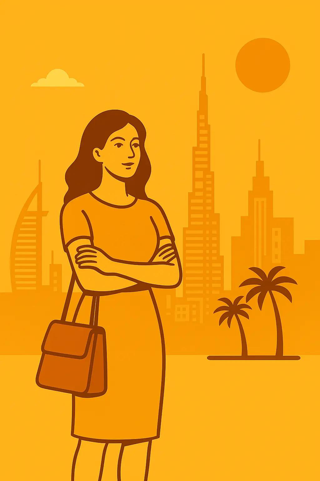 vivre seule pour une femme à dubai