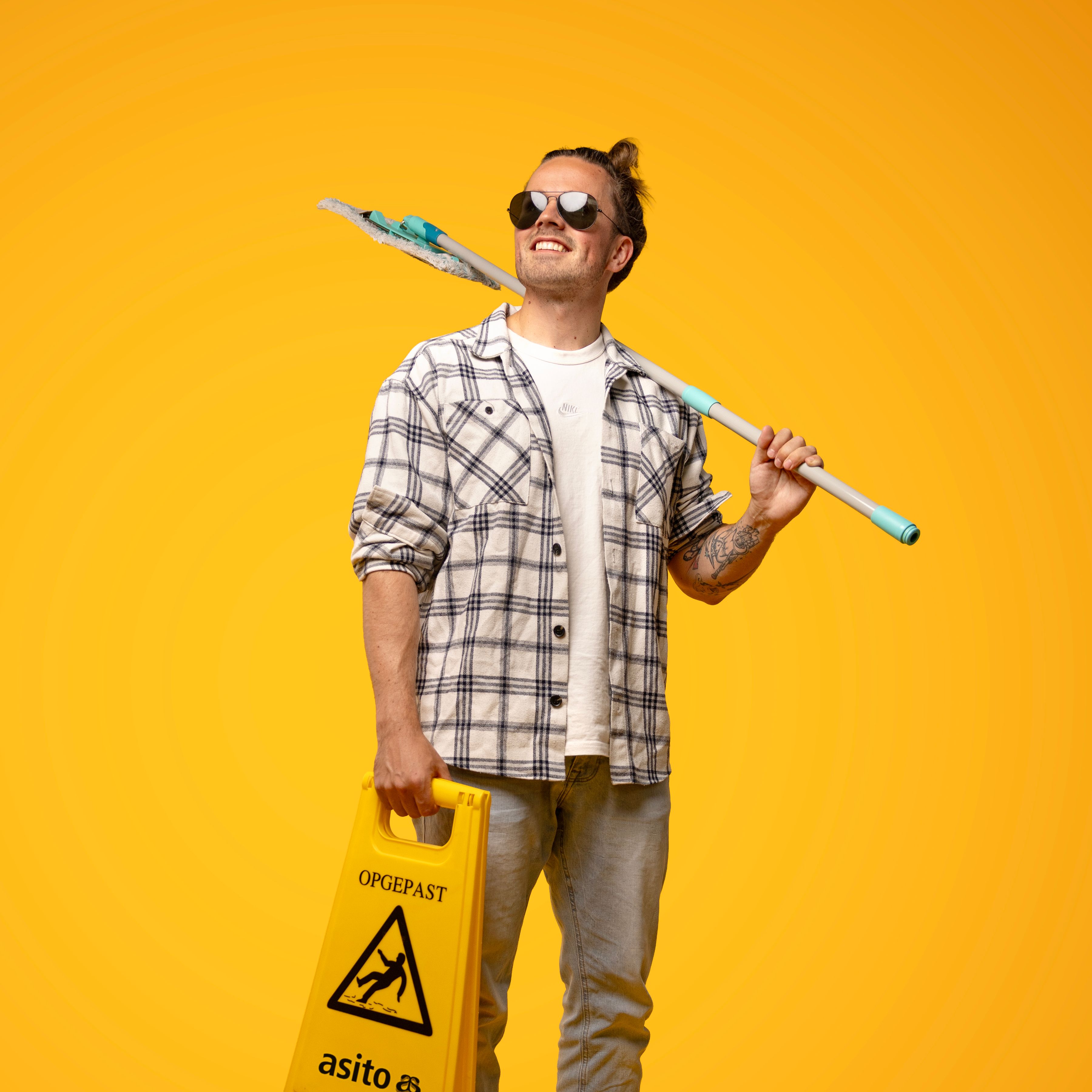 Asito medewerker klaar voor werk