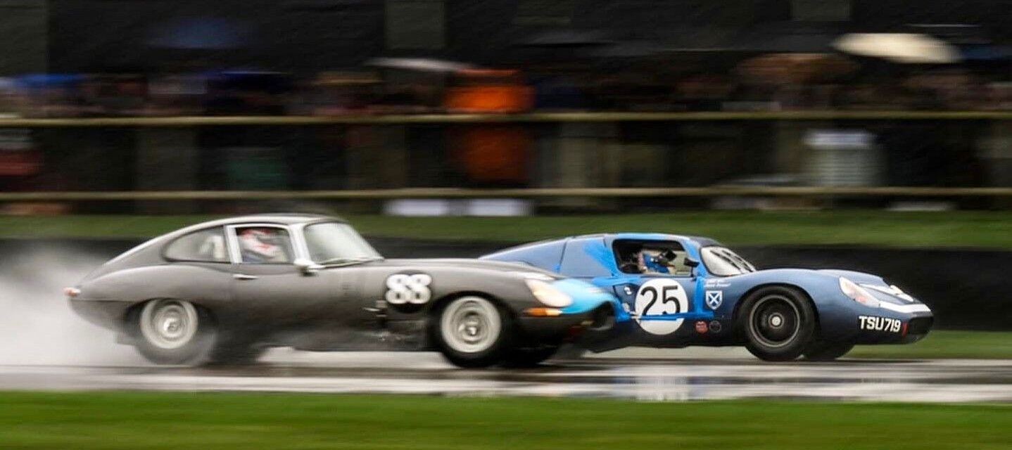 Tom Ingram pushing hard in the slippery wet conditions