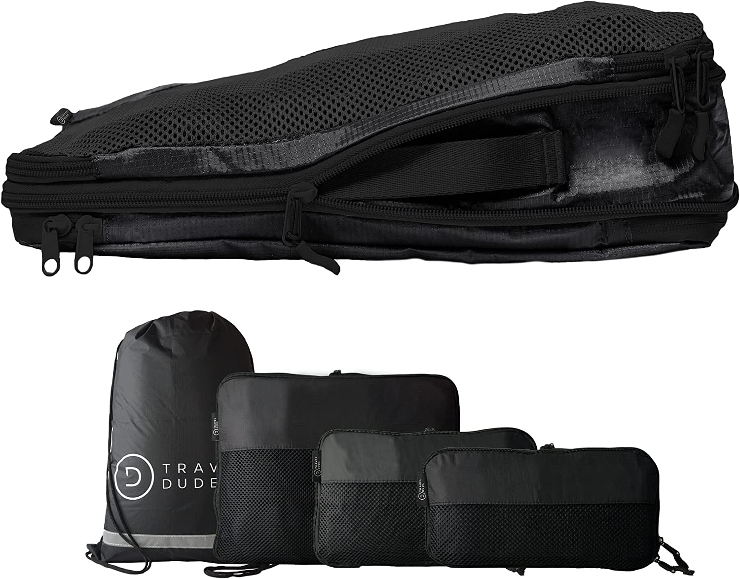 TRAVEL DUDE Luggage Organizer with Compression Bags for Luggage | Recycled Plastic Bottles, Suitcases for Organizing Luggage, Easy Travel | Ultra Lightweight (Black, 4 Pieces)​​​​‌﻿‍﻿​‍​‍‌‍﻿﻿‌﻿​‍‌‍‍‌‌‍‌﻿‌‍‍‌‌‍﻿‍​‍​‍​﻿‍‍​‍​‍‌﻿​﻿‌‍​‌‌‍﻿‍‌‍‍‌‌﻿‌​‌﻿‍‌​‍﻿‍‌‍‍‌‌‍﻿﻿​‍​‍​‍﻿​​‍​‍‌‍‍​‌﻿​‍‌‍‌‌‌‍‌‍​‍​‍​﻿‍‍​‍​‍‌‍‍​‌﻿‌​‌﻿‌​‌﻿​​‌﻿​﻿​﻿‍‍​‍﻿﻿​‍﻿﻿‌‍‌﻿‌‍‌‌‌‍﻿‍‌‍‍‌‌‍‌‌‌﻿​‍‌‍‌‌‌‍﻿‌‌‍‍‌‌﻿‍​​‍﻿‌‌﻿​﻿‌﻿‌​‌﻿‌‌‌‍‌​‌‍‍‌‌‍﻿﻿​‍﻿‍‌﻿‌‍‌‍‌‌‌﻿​‍‌‍​﻿‌‍‌‌‌‍﻿​​‍﻿‍‌‍​‌‌﻿​​‌﻿​​​‍﻿﻿‌‍‍‌‌‍﻿‍‌﻿‌​‌‍‌‌‌‍﻿‍‌﻿‌​​‍﻿﻿‌‍‌‌‌‍‌​‌‍‍‌‌﻿‌​​‍﻿﻿‌‍﻿‌‌‍﻿﻿‌‍‌​‌‍‌‌​﻿﻿‌‌﻿​​‌﻿​‍‌‍‌‌‌﻿​﻿‌‍‌‌‌‍﻿‍‌﻿‌​‌‍​‌‌﻿‌​‌‍‍‌‌‍﻿﻿‌‍﻿‍​﻿‍﻿‌‍‍‌‌‍‌​​﻿﻿‌​﻿‌‍​﻿​﻿​﻿​‍​﻿​‍​﻿​​​﻿‌‌‌‍‌​‌‍​‍​‍﻿‌​﻿‌​‌‍​﻿​﻿‍‌‌‍‌​​‍﻿‌​﻿‌​​﻿‌‍​﻿‍‌‌‍​﻿​‍﻿‌‌‍​‍‌‍​‌‌‍‌​‌‍‌​​‍﻿‌​﻿​‍​﻿​‌​﻿‌‌​﻿‌﻿​﻿‌﻿​﻿‍‌‌‍​‍‌‍‌​‌‍​‌‌‍​‌‌‍‌‌​﻿​‍​﻿‍﻿‌﻿‌​‌﻿‍‌‌﻿​​‌‍‌‌​﻿﻿‌‌﻿​​‌‍﻿﻿‌﻿​﻿‌﻿‌​​﻿‍﻿‌﻿​​‌‍​‌‌﻿‌​‌‍‍​​﻿﻿‌‌‍​‍‌‍﻿﻿‌‍‌​‌﻿‍‌​‍‌‌​﻿‌‌‌​​‍‌‌﻿﻿‌‍‍﻿‌‍‌‌‌﻿‍‌​‍‌‌​﻿​﻿‌​‌​​‍‌‌​﻿​﻿‌​‌​​‍‌‌​﻿​‍​﻿​‍​﻿‌​​﻿​‌‌‍​‍​﻿​​​﻿‌​​﻿‌‌​﻿‍​‌‍​‌​﻿​‍‌‍‌​​﻿​‍​﻿​​​‍‌‌​﻿​‍​﻿​‍​‍‌‌​﻿‌‌‌​‌​​‍﻿‍‌‍​﻿‌‍​‌‌﻿​‍‌‍﻿﻿‌﻿‌‌‌﻿​﻿‌‍‌‌‌‍﻿​​‍‌‌​﻿‌‌‌​​‍‌‌﻿﻿‌‍‍﻿‌‍‌‌‌﻿‍‌​‍‌‌​﻿​﻿‌​‌​​‍‌‌​﻿​﻿‌​‌​​‍‌‌​﻿​‍​﻿​‍​﻿​﻿‌‍‌‍​﻿​‌‌‍‌‌​﻿‌‌​﻿‌​‌‍‌​​﻿​﻿​﻿‌‌‌‍‌‌‌‍‌‍​﻿‌﻿​‍‌‌​﻿​‍​﻿​‍​‍‌‌​﻿‌‌‌​‌​​‍﻿‍‌‍​﻿‌‍​‌‌﻿​​‌﻿‌​‌‍‍‌‌‍﻿﻿‌‍﻿‍​﻿﻿﻿‌‍​‍‌‍​‌‌﻿​﻿‌‍‌‌‌‌‌‌‌﻿​‍‌‍﻿​​﻿﻿‌‌‍‍​‌﻿‌​‌﻿‌​‌﻿​​‌﻿​﻿​‍‌‌​﻿​﻿‌​​‌​‍‌‌​﻿​‍‌​‌‍​‍‌‌​﻿​‍‌​‌‍‌‍‌﻿‌‍‌‌‌‍﻿‍‌‍‍‌‌‍‌‌‌﻿​‍‌‍‌‌‌‍﻿‌‌‍‍‌‌﻿‍​​‍﻿‌‌﻿​﻿‌﻿‌​‌﻿‌‌‌‍‌​‌‍‍‌‌‍﻿﻿​‍﻿‍‌﻿‌‍‌‍‌‌‌﻿​‍‌‍​﻿‌‍‌‌‌‍﻿​​‍﻿‍‌‍​‌‌﻿​​‌﻿​​​‍‌‍‌‍‍‌‌‍‌​​﻿﻿‌​﻿‌‍​﻿​﻿​﻿​‍​﻿​‍​﻿​​​﻿‌‌‌‍‌​‌‍​‍​‍﻿‌​﻿‌​‌‍​﻿​﻿‍‌‌‍‌​​‍﻿‌​﻿‌​​﻿‌‍​﻿‍‌‌‍​﻿​‍﻿‌‌‍​‍‌‍​‌‌‍‌​‌‍‌​​‍﻿‌​﻿​‍​﻿​‌​﻿‌‌​﻿‌﻿​﻿‌﻿​﻿‍‌‌‍​‍‌‍‌​‌‍​‌‌‍​‌‌‍‌‌​﻿​‍​‍‌‍‌﻿‌​‌﻿‍‌‌﻿​​‌‍‌‌​﻿﻿‌‌﻿​​‌‍﻿﻿‌﻿​﻿‌﻿‌​​‍‌‍‌﻿​​‌‍​‌‌﻿‌​‌‍‍​​﻿﻿‌‌‍​‍‌‍﻿﻿‌‍‌​‌﻿‍‌​‍‌‌​﻿‌‌‌​​‍‌‌﻿﻿‌‍‍﻿‌‍‌‌‌﻿‍‌​‍‌‌​﻿​﻿‌​‌​​‍‌‌​﻿​﻿‌​‌​​‍‌‌​﻿​‍​﻿​‍​﻿‌​​﻿​‌‌‍​‍​﻿​​​﻿‌​​﻿‌‌​﻿‍​‌‍​‌​﻿​‍‌‍‌​​﻿​‍​﻿​​​‍‌‌​﻿​‍​﻿​‍​‍‌‌​﻿‌‌‌​‌​​‍﻿‍‌‍​﻿‌‍​‌‌﻿​‍‌‍﻿﻿‌﻿‌‌‌﻿​﻿‌‍‌‌‌‍﻿​​‍‌‌​﻿‌‌‌​​‍‌‌﻿﻿‌‍‍﻿‌‍‌‌‌﻿‍‌​‍‌‌​﻿​﻿‌​‌​​‍‌‌​﻿​﻿‌​‌​​‍‌‌​﻿​‍​﻿​‍​﻿​﻿‌‍‌‍​﻿​‌‌‍‌‌​﻿‌‌​﻿‌​‌‍‌​​﻿​﻿​﻿‌‌‌‍‌‌‌‍‌‍​﻿‌﻿​‍‌‌​﻿​‍​﻿​‍​‍‌‌​﻿‌‌‌​‌​​‍﻿‍‌‍​﻿‌‍​‌‌﻿​​‌﻿‌​‌‍‍‌‌‍﻿﻿‌‍﻿‍​‍​‍‌﻿﻿‌