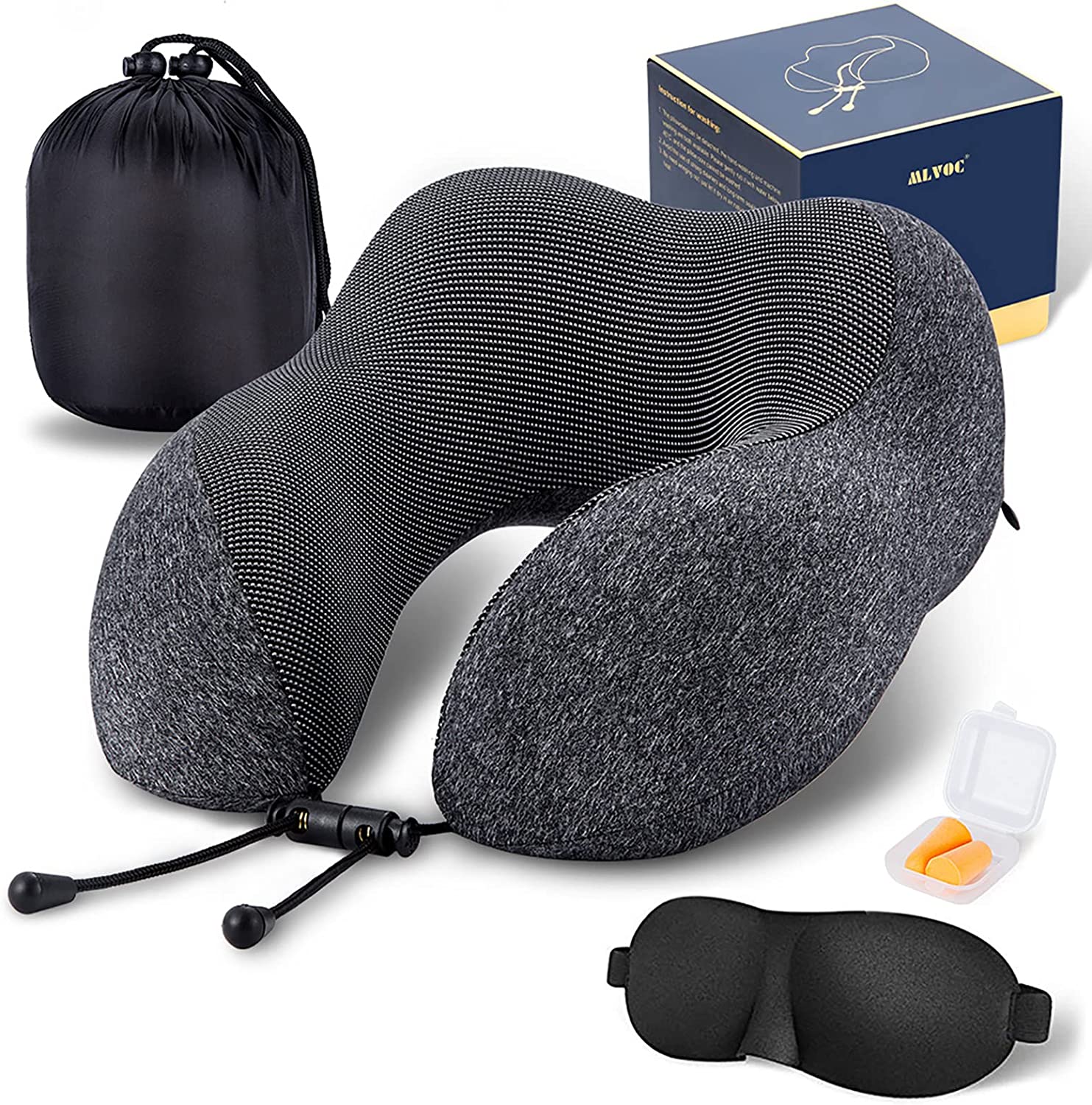 MLVOC Travel Pillow 100% Pure Memory Foam Neck Pillow, Comfortable & Breathable Cover, Machine Washable, Airplane Travel Kit with 3D Contoured Eye Masks, Earplugs, and Luxury Bag​​​​‌﻿‍﻿​‍​‍‌‍﻿﻿‌﻿​‍‌‍‍‌‌‍‌﻿‌‍‍‌‌‍﻿‍​‍​‍​﻿‍‍​‍​‍‌﻿​﻿‌‍​‌‌‍﻿‍‌‍‍‌‌﻿‌​‌﻿‍‌​‍﻿‍‌‍‍‌‌‍﻿﻿​‍​‍​‍﻿​​‍​‍‌‍‍​‌﻿​‍‌‍‌‌‌‍‌‍​‍​‍​﻿‍‍​‍​‍‌‍‍​‌﻿‌​‌﻿‌​‌﻿​​‌﻿​﻿​﻿‍‍​‍﻿﻿​‍﻿﻿‌‍‌﻿‌‍‌‌‌‍﻿‍‌‍‍‌‌‍‌‌‌﻿​‍‌‍‌‌‌‍﻿‌‌‍‍‌‌﻿‍​​‍﻿‌‌﻿​﻿‌﻿‌​‌﻿‌‌‌‍‌​‌‍‍‌‌‍﻿﻿​‍﻿‍‌﻿‌‍‌‍‌‌‌﻿​‍‌‍​﻿‌‍‌‌‌‍﻿​​‍﻿‍‌‍​‌‌﻿​​‌﻿​​​‍﻿﻿‌‍‍‌‌‍﻿‍‌﻿‌​‌‍‌‌‌‍﻿‍‌﻿‌​​‍﻿﻿‌‍‌‌‌‍‌​‌‍‍‌‌﻿‌​​‍﻿﻿‌‍﻿‌‌‍﻿﻿‌‍‌​‌‍‌‌​﻿﻿‌‌﻿​​‌﻿​‍‌‍‌‌‌﻿​﻿‌‍‌‌‌‍﻿‍‌﻿‌​‌‍​‌‌﻿‌​‌‍‍‌‌‍﻿﻿‌‍﻿‍​﻿‍﻿‌‍‍‌‌‍‌​​﻿﻿‌​﻿‌‍​﻿​﻿​﻿​‍​﻿​‍​﻿​​​﻿‌‌‌‍‌​‌‍​‍​‍﻿‌​﻿‌​‌‍​﻿​﻿‍‌‌‍‌​​‍﻿‌​﻿‌​​﻿‌‍​﻿‍‌‌‍​﻿​‍﻿‌‌‍​‍‌‍​‌‌‍‌​‌‍‌​​‍﻿‌​﻿​‍​﻿​‌​﻿‌‌​﻿‌﻿​﻿‌﻿​﻿‍‌‌‍​‍‌‍‌​‌‍​‌‌‍​‌‌‍‌‌​﻿​‍​﻿‍﻿‌﻿‌​‌﻿‍‌‌﻿​​‌‍‌‌​﻿﻿‌‌﻿​​‌‍﻿﻿‌﻿​﻿‌﻿‌​​﻿‍﻿‌﻿​​‌‍​‌‌﻿‌​‌‍‍​​﻿﻿‌‌‍​‍‌‍﻿﻿‌‍‌​‌﻿‍‌​‍‌‌​﻿‌‌‌​​‍‌‌﻿﻿‌‍‍﻿‌‍‌‌‌﻿‍‌​‍‌‌​﻿​﻿‌​‌​​‍‌‌​﻿​﻿‌​‌​​‍‌‌​﻿​‍​﻿​‍‌‍​‌​﻿‍‌​﻿‌﻿​﻿‌﻿‌‍​‌‌‍‌‌‌‍‌​‌‍‌‌‌‍​﻿‌‍​‌‌‍​﻿​﻿‍​​‍‌‌​﻿​‍​﻿​‍​‍‌‌​﻿‌‌‌​‌​​‍﻿‍‌‍​﻿‌‍​‌‌﻿​‍‌‍﻿﻿‌﻿‌‌‌﻿​﻿‌‍‌‌‌‍﻿​​‍‌‌​﻿‌‌‌​​‍‌‌﻿﻿‌‍‍﻿‌‍‌‌‌﻿‍‌​‍‌‌​﻿​﻿‌​‌​​‍‌‌​﻿​﻿‌​‌​​‍‌‌​﻿​‍​﻿​‍​﻿​﻿​﻿​​​﻿‌﻿​﻿‌​​﻿‍​‌‍‌‌‌‍​‌​﻿‌﻿​﻿‍‌‌‍‌‍​﻿‌‍​﻿​​​‍‌‌​﻿​‍​﻿​‍​‍‌‌​﻿‌‌‌​‌​​‍﻿‍‌‍​﻿‌‍​‌‌﻿​​‌﻿‌​‌‍‍‌‌‍﻿﻿‌‍﻿‍​﻿﻿﻿‌‍​‍‌‍​‌‌﻿​﻿‌‍‌‌‌‌‌‌‌﻿​‍‌‍﻿​​﻿﻿‌‌‍‍​‌﻿‌​‌﻿‌​‌﻿​​‌﻿​﻿​‍‌‌​﻿​﻿‌​​‌​‍‌‌​﻿​‍‌​‌‍​‍‌‌​﻿​‍‌​‌‍‌‍‌﻿‌‍‌‌‌‍﻿‍‌‍‍‌‌‍‌‌‌﻿​‍‌‍‌‌‌‍﻿‌‌‍‍‌‌﻿‍​​‍﻿‌‌﻿​﻿‌﻿‌​‌﻿‌‌‌‍‌​‌‍‍‌‌‍﻿﻿​‍﻿‍‌﻿‌‍‌‍‌‌‌﻿​‍‌‍​﻿‌‍‌‌‌‍﻿​​‍﻿‍‌‍​‌‌﻿​​‌﻿​​​‍‌‍‌‍‍‌‌‍‌​​﻿﻿‌​﻿‌‍​﻿​﻿​﻿​‍​﻿​‍​﻿​​​﻿‌‌‌‍‌​‌‍​‍​‍﻿‌​﻿‌​‌‍​﻿​﻿‍‌‌‍‌​​‍﻿‌​﻿‌​​﻿‌‍​﻿‍‌‌‍​﻿​‍﻿‌‌‍​‍‌‍​‌‌‍‌​‌‍‌​​‍﻿‌​﻿​‍​﻿​‌​﻿‌‌​﻿‌﻿​﻿‌﻿​﻿‍‌‌‍​‍‌‍‌​‌‍​‌‌‍​‌‌‍‌‌​﻿​‍​‍‌‍‌﻿‌​‌﻿‍‌‌﻿​​‌‍‌‌​﻿﻿‌‌﻿​​‌‍﻿﻿‌﻿​﻿‌﻿‌​​‍‌‍‌﻿​​‌‍​‌‌﻿‌​‌‍‍​​﻿﻿‌‌‍​‍‌‍﻿﻿‌‍‌​‌﻿‍‌​‍‌‌​﻿‌‌‌​​‍‌‌﻿﻿‌‍‍﻿‌‍‌‌‌﻿‍‌​‍‌‌​﻿​﻿‌​‌​​‍‌‌​﻿​﻿‌​‌​​‍‌‌​﻿​‍​﻿​‍‌‍​‌​﻿‍‌​﻿‌﻿​﻿‌﻿‌‍​‌‌‍‌‌‌‍‌​‌‍‌‌‌‍​﻿‌‍​‌‌‍​﻿​﻿‍​​‍‌‌​﻿​‍​﻿​‍​‍‌‌​﻿‌‌‌​‌​​‍﻿‍‌‍​﻿‌‍​‌‌﻿​‍‌‍﻿﻿‌﻿‌‌‌﻿​﻿‌‍‌‌‌‍﻿​​‍‌‌​﻿‌‌‌​​‍‌‌﻿﻿‌‍‍﻿‌‍‌‌‌﻿‍‌​‍‌‌​﻿​﻿‌​‌​​‍‌‌​﻿​﻿‌​‌​​‍‌‌​﻿​‍​﻿​‍​﻿​﻿​﻿​​​﻿‌﻿​﻿‌​​﻿‍​‌‍‌‌‌‍​‌​﻿‌﻿​﻿‍‌‌‍‌‍​﻿‌‍​﻿​​​‍‌‌​﻿​‍​﻿​‍​‍‌‌​﻿‌‌‌​‌​​‍﻿‍‌‍​﻿‌‍​‌‌﻿​​‌﻿‌​‌‍‍‌‌‍﻿﻿‌‍﻿‍​‍​‍‌﻿﻿‌