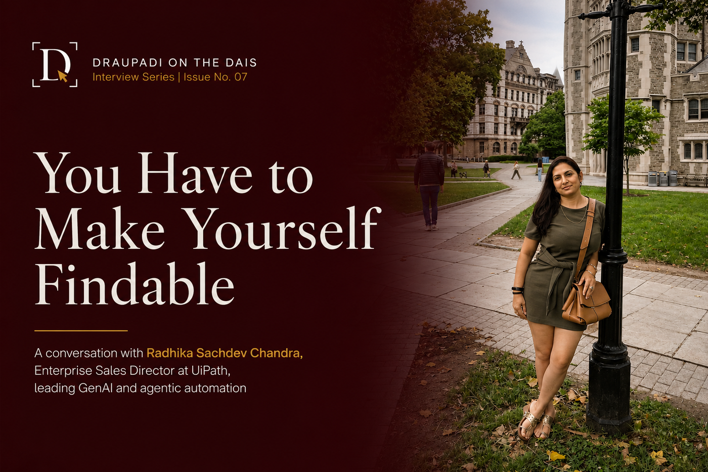 You Have to Make Yourself Findable