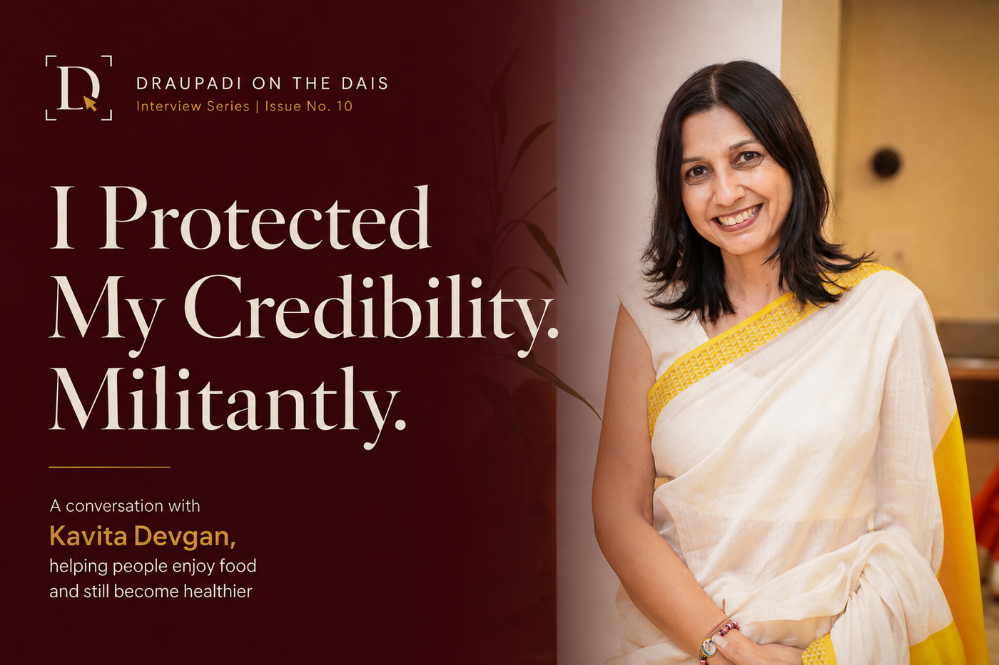 I Protected My Credibility. Militantly.
