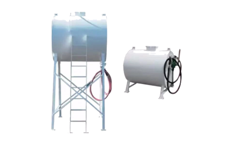 Overhead gravity tank