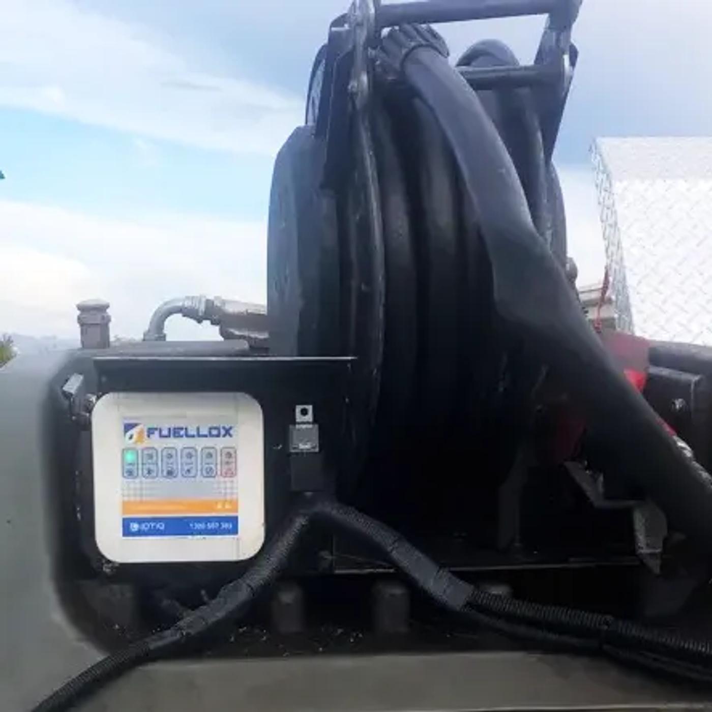 Fuellox installed on a portable poly tank