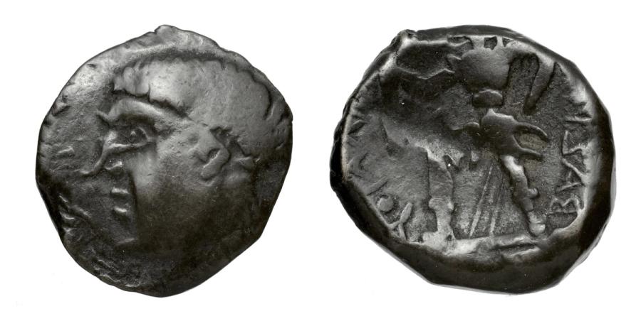Original istog tipa, avers i revers: Bibliothèque nationale de France, Monnaies, médailles et antiques, Fonds général 282. Licenca: javno vlasništvo.