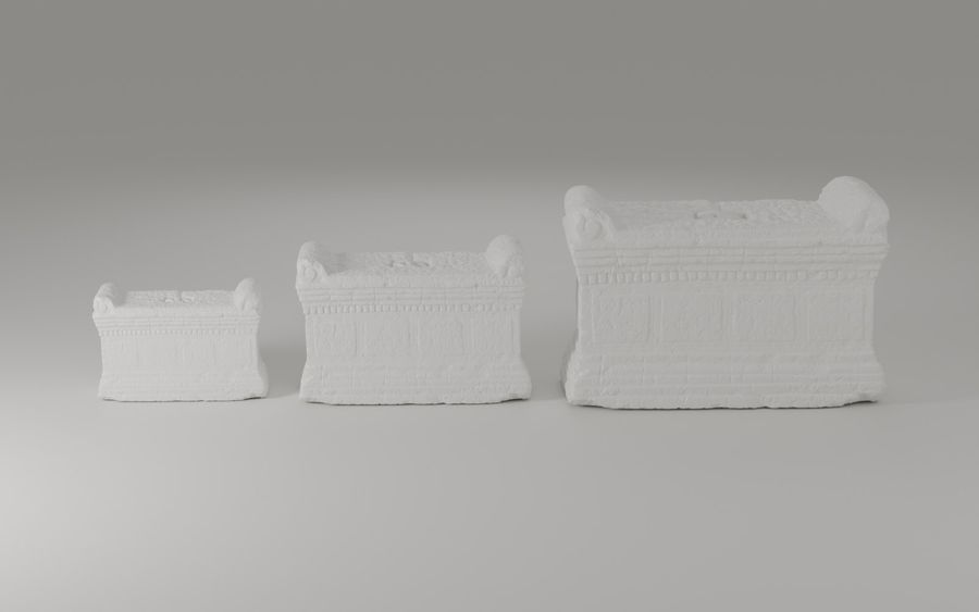 Vizualizacija replika iz 3D modela — 80, 110 i 150 mm, bijela smola