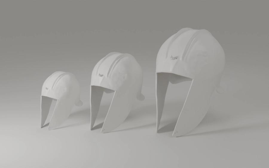 Vizualizacija replika iz 3D modela — 110, 150 i 200 mm, bijela smola