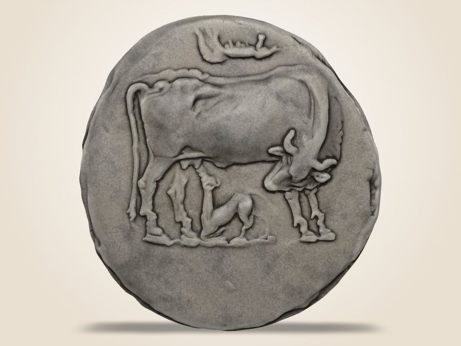 Silver stater of King Monounios