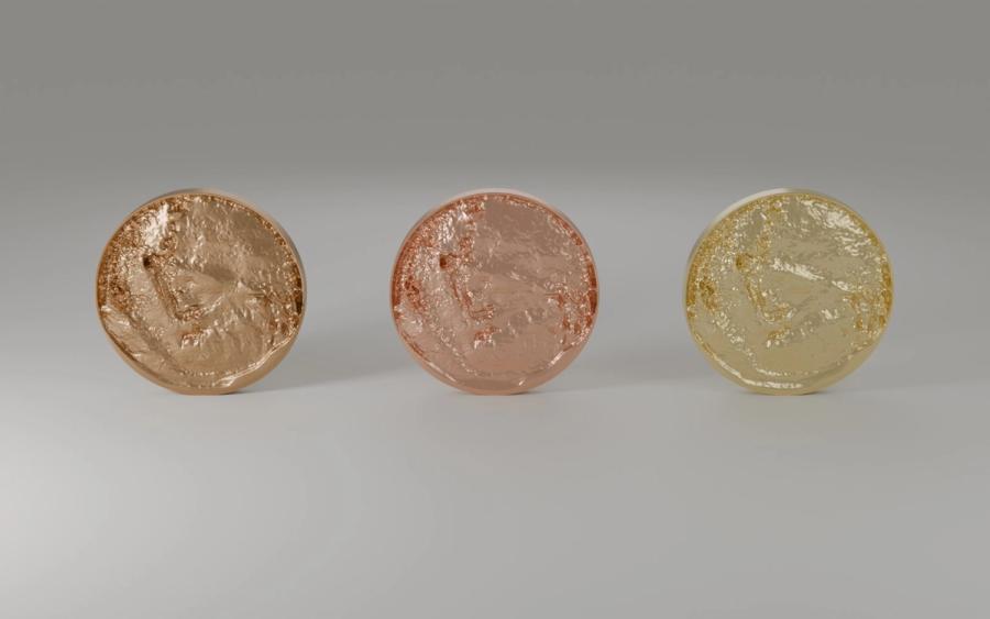 Replicas Ø 30 mm: bronze, copper and brass