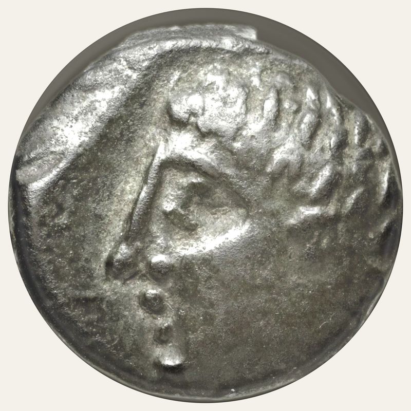 Obverse — Coin of King Ballaios — Rhizon type (Risan mint)