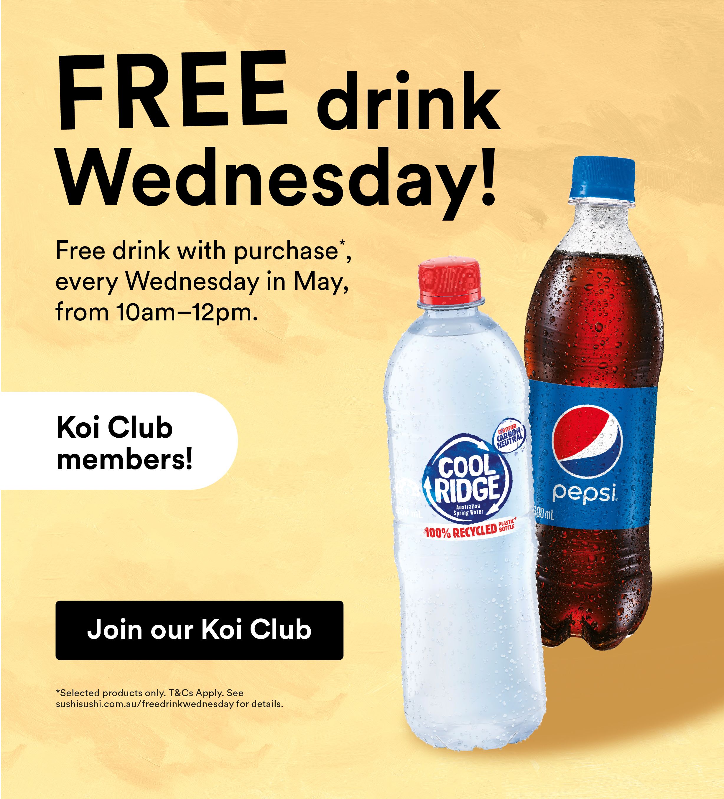 Free Drink Wednesday!