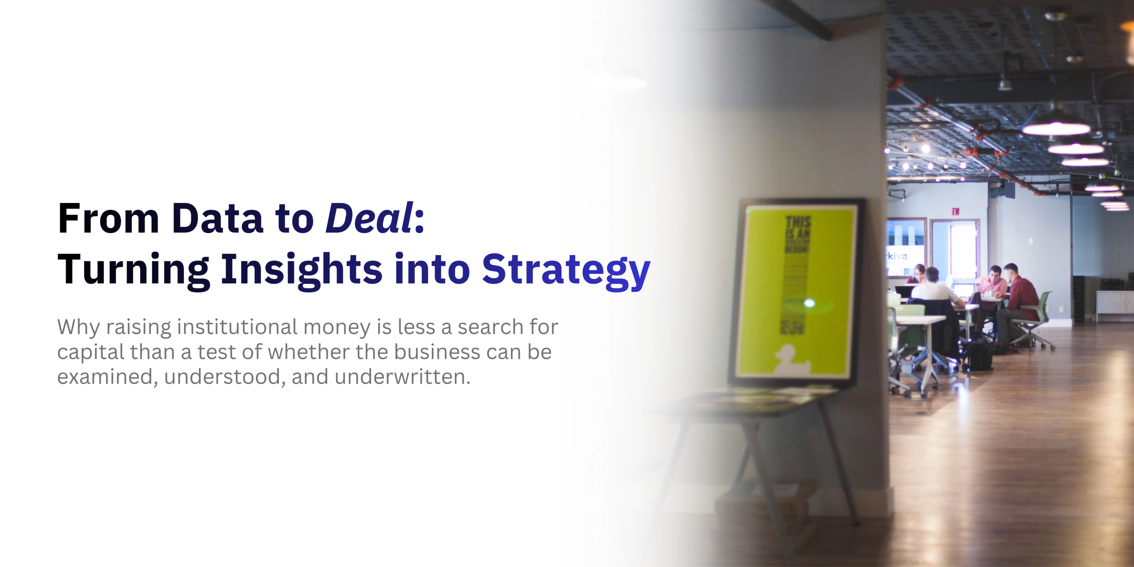From Data to Deal: Turning Insights into Strategy-banner