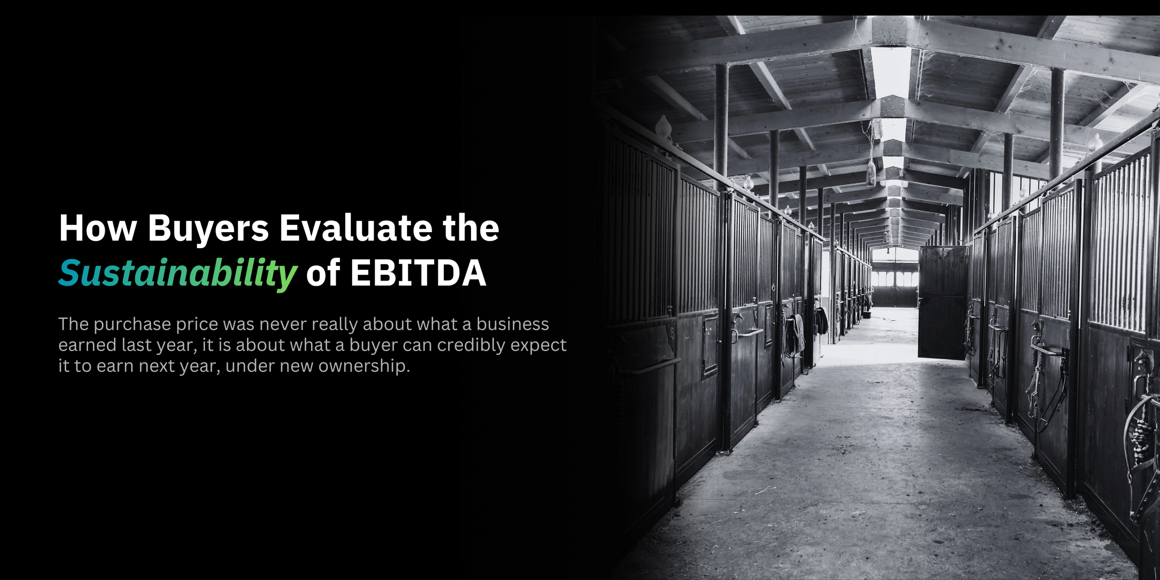 How Buyers Evaluate the Sustainability of EBITDA-banner