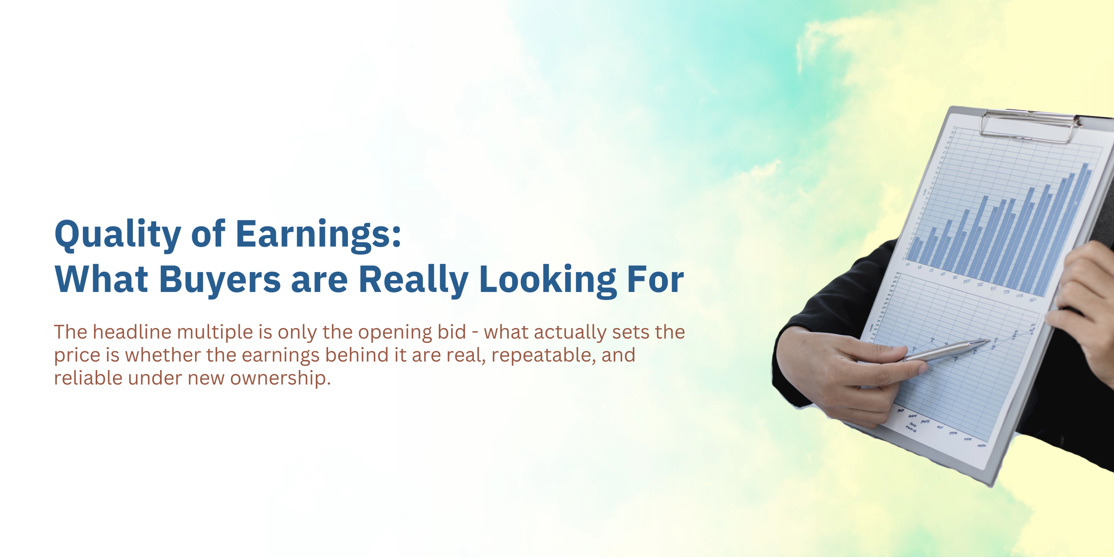 Quality of Earnings: What Buyers Are Really Looking For -banner