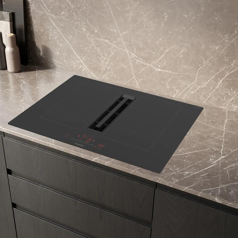 IQ500 Induction hob with integrated ventilation system 80 cm surface mount without frame - image 1