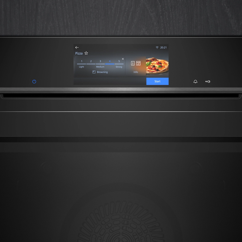 IQ700 Built-in oven with steam function 60 x 60 cm Black - image 1