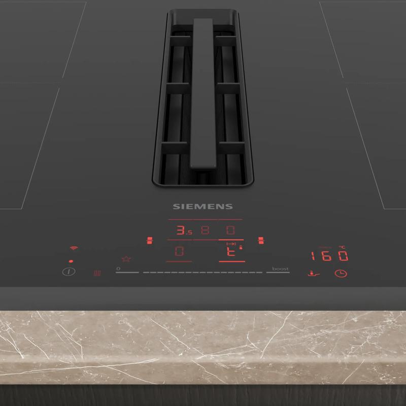 IQ500 Induction hob with integrated ventilation system 80 cm surface mount without frame - image 2