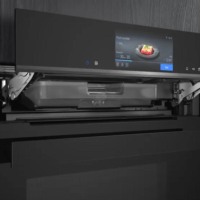 iQ700, Built-in oven with steam function, 60 x 60 cm, Black - image 1