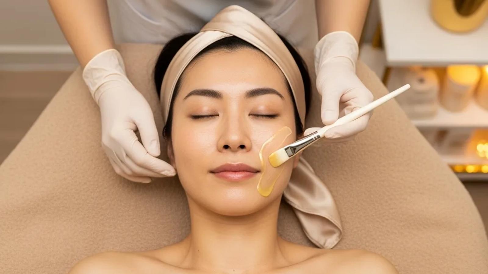 Professional chemical peel treatment at Aura Aesthetics in Temecula