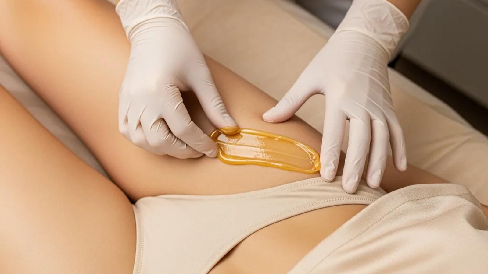 Professional bikini wax service at Aura Aesthetics in Temecula
